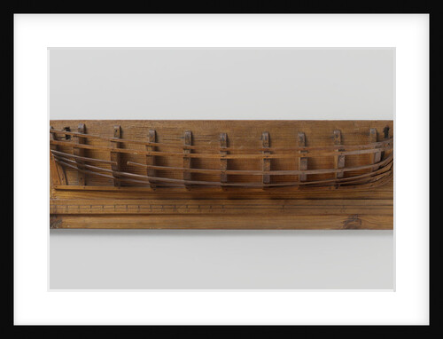 Half Model of a boat by Anonymous