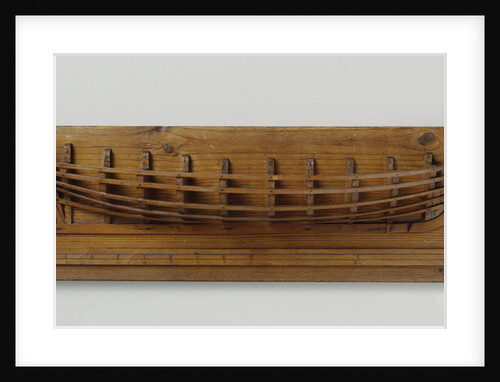 Half Model of a boat by Anonymous
