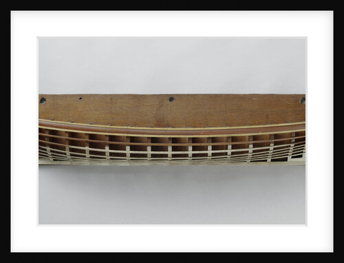 Half Model of a boat by Anonymous