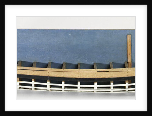 Half Model of a barge by Anonymous