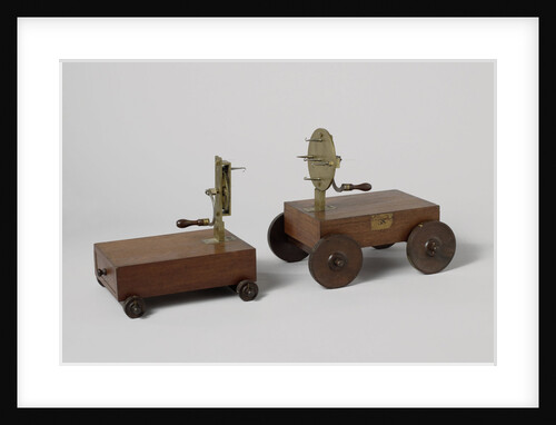 Turn Pole and carriage for rope-making by Anonymous