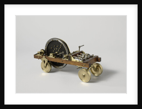 Model of a cart for rope-making by Anonymous