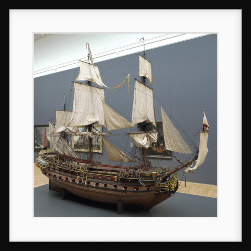 Model of the William Rex, Cornelis Moesman by Adriaen de Vriend