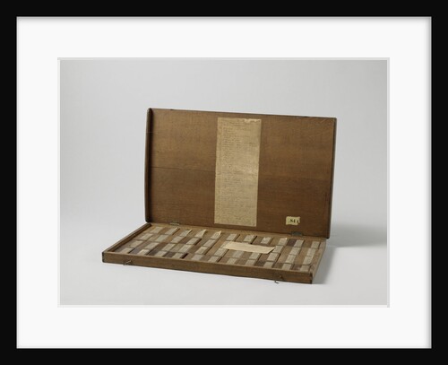 Box with forty-four wood samples from Suriname by Anonymous