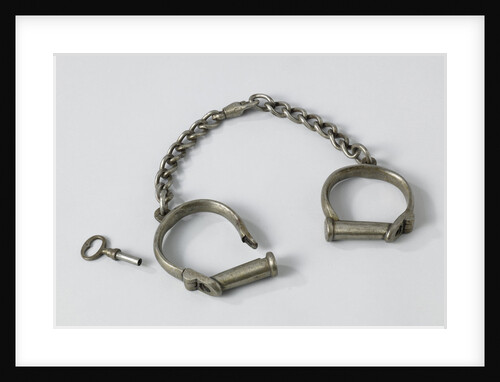 A pair of leg irons by Frogatt
