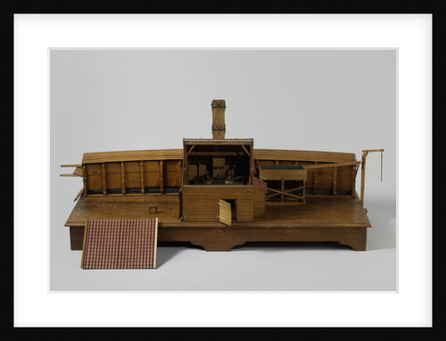Model of a kiln with a boiler house by Anonymous