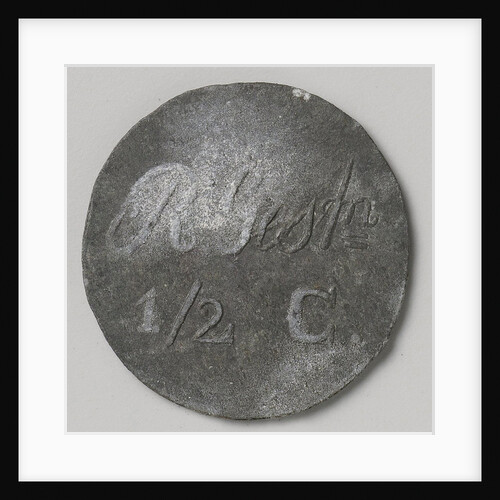 Rijksgestichten Ommerschans and Veenhuizen, home currency beaten by order of the Charity Society worth half cent by Anonymous
