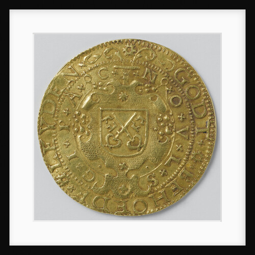 Twenty-eight pence, siege of Leiden, emergency coin made of gold from churches and monasteries by Anonymous