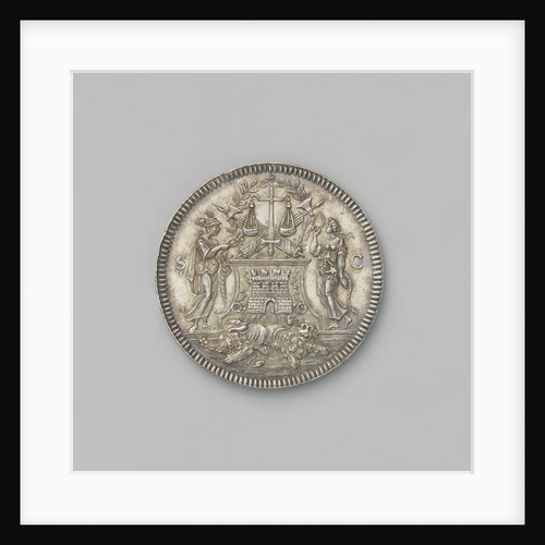 Attendance Token of the city of Alkmaar The Netherlands, Romeyn de Hooghe by Reynier Arondeaux
