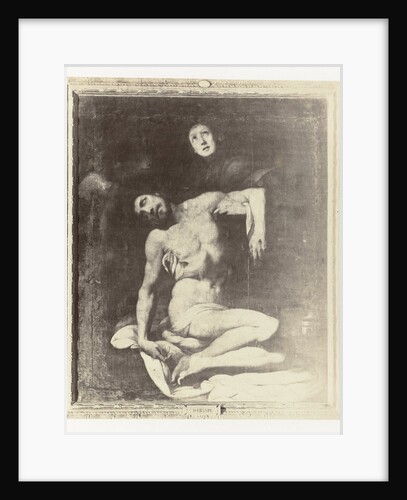 Photo Reproduction of painting from Museum of Isabella II Crespi, Christ supported by Mary by Anonymous