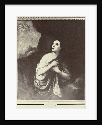 Photo Reproduction of painting from Museum of Isabella II Murillo, Mary Magdalene by Anonymous
