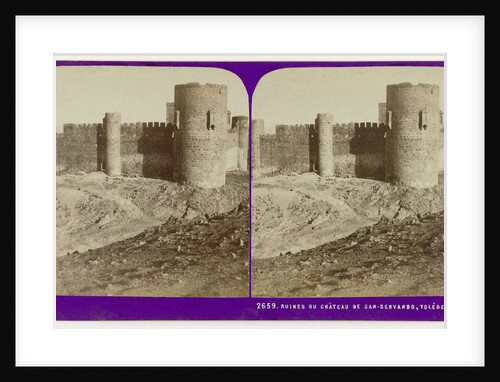 Ruins of the Castle of San Servando, Toledo Spain by Jean Montaigue Andrieu