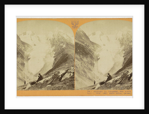 The glacier Geisberg, vue prize depuis Hohe-Mut, pres Gurgl (Oetzthal), Tyrol, Austria by Anonymous