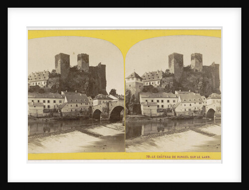 The Chateau the Runkel on the Lahn Germany by William England
