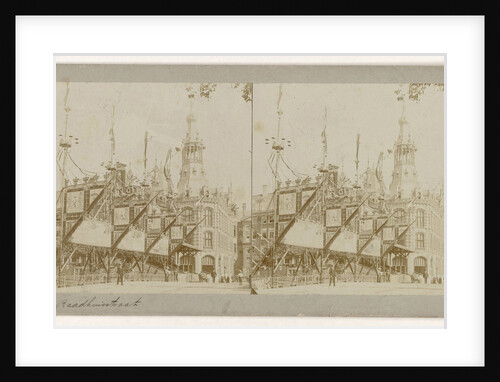 Harz Mountains. The Brocken. The Brockenhaus Germany by Adolphe Braun