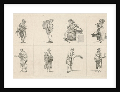 Men and women with different occupations by H. Partout and Jacob Perkois