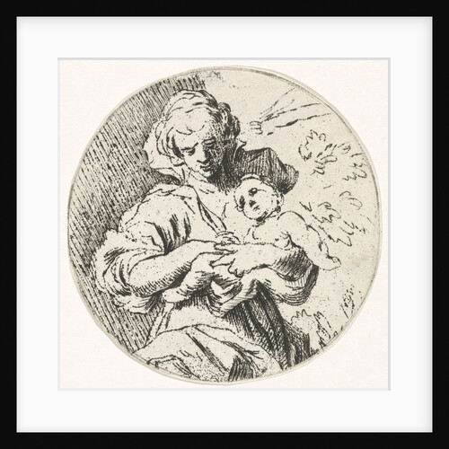 Woman with child in arms by Caspar Jacobsz. Philips