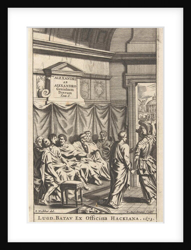 Title page for Alexander ab Alexandro, Genialium dierum, Part 1, 1673 by Anonymous