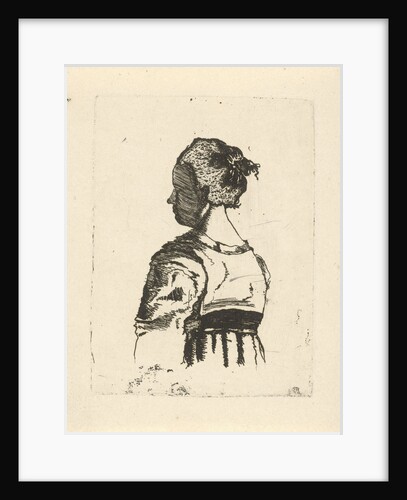 Bust of a woman by Gerrit Lamberts