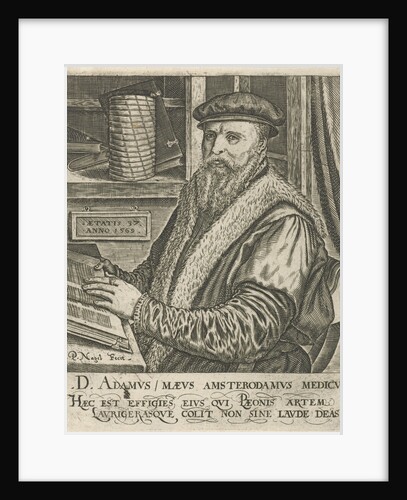 Portrait of Adam Maeus by Pieter Nagel