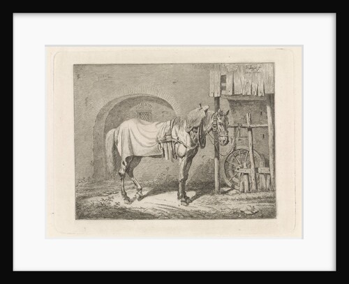 Refitted horse by a bridle by George Jooss