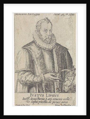 Portrait of Justus Lipsius by Johann Bussemacher