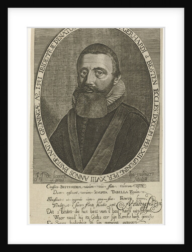 Portrait of John Gerhardia Besten by J. Mees