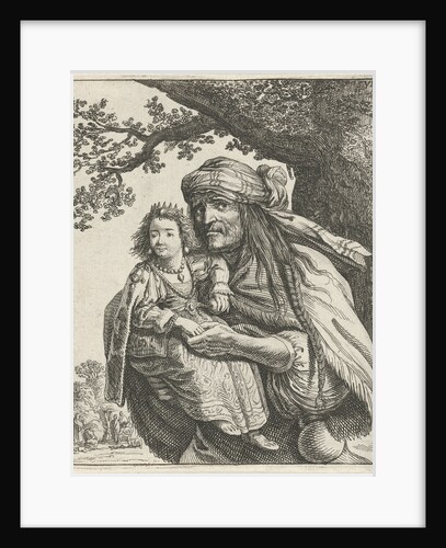 Witch Majombe with Konstance, Pieter Nolpe by Simon de Vlieger