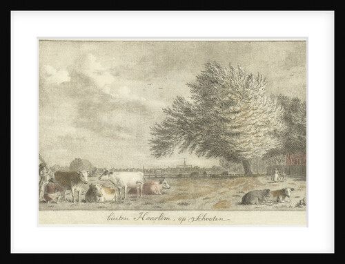 Cows in a pasture by Cornelis van Noorde