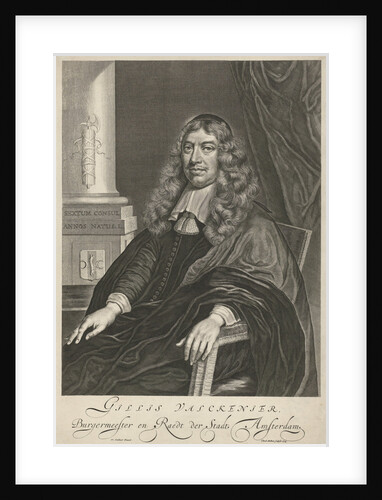 Portrait of Gillis Valckenier by Theodor Matham