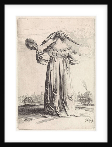 Woman seen from the back by Pieter Nolpe