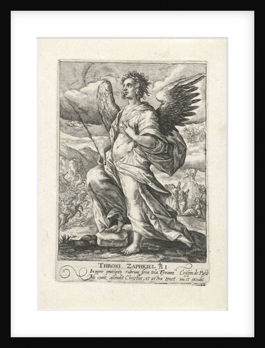Archangel Zaphkiël by Crispijn van de Passe I