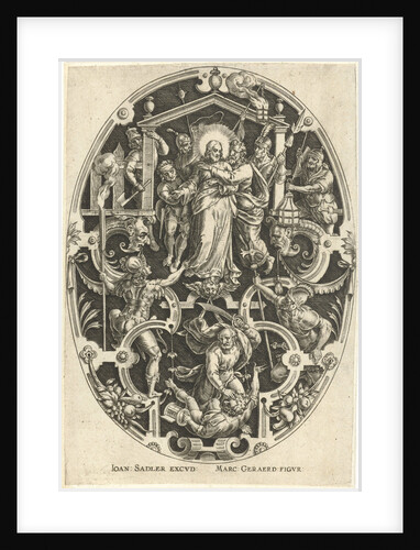 Kiss of Judas and arrest of Christ by Johann Sadeler I