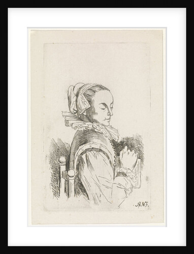 Portrait of an Unknown Woman, Anna Cécile Wilhelmina Jeanette Jacqueline Nahuys by Hendrick Goltzius