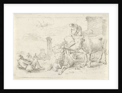 Ox Cart by Jan van Ossenbeeck