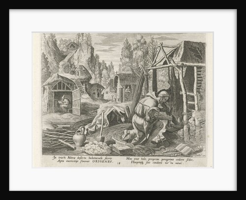 Hermits in the desert of Nitra by Maerten de Vos