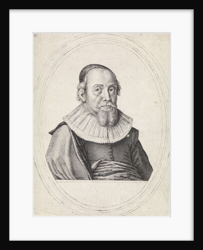 Portrait of Viglius of Lumey van der Marck by Crispijn van de Passe II