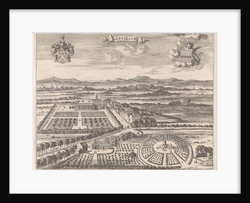 View of the estate Schellagh north of Middelburg by Abraham van Someren