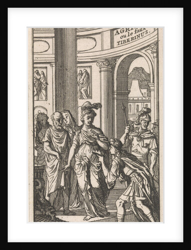Title page for Agrippa ou le faux Tiberinus in, P. Quinault, Le Theatre, Part II, 1697 by Anonymous