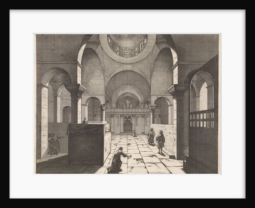 Interior of Greek domed church at Chalcedon by Jan Luyken