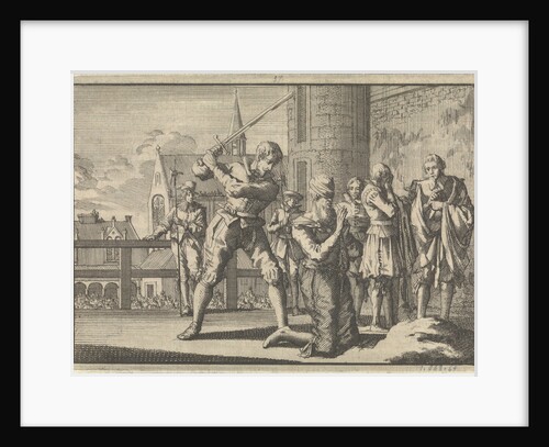 Johan van Barneveld beheaded, 1619 by Pieter van der Aa I