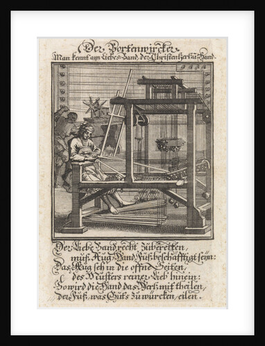 Weaver, Jan Luyken by Anonymous