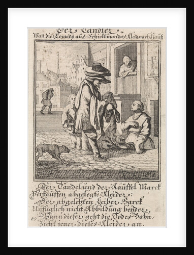 Clothes buyer, profession, Caspar Luyken by Anonymous