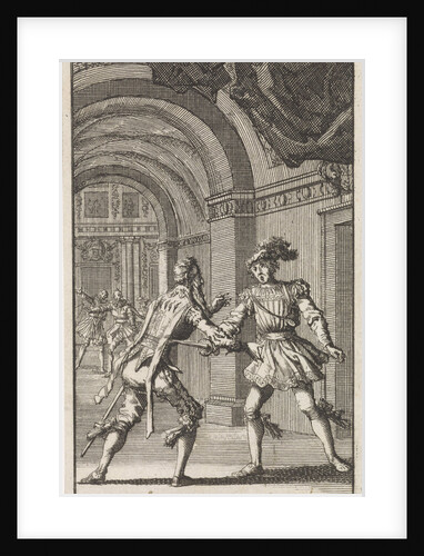Don Carlos is trying to murder the Duke of Alva, Jan Luyken by Engelbrecht Boucquet