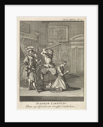 Joachim von Carpzov recommends the beheading of his wife by Jan Luyken