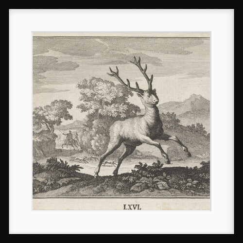 Emblem deer by Christoph Weigel