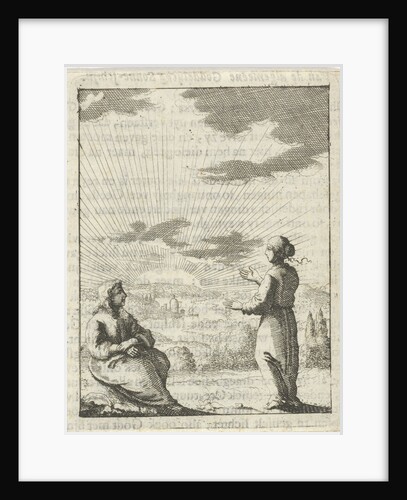 Christ and the personified soul behold the rising sun by Pieter Arentsz II