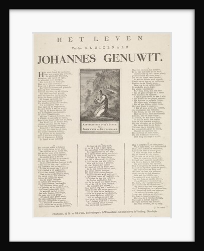 Hermit Johannes Genuwit in the Wilderness by Jan Luyken