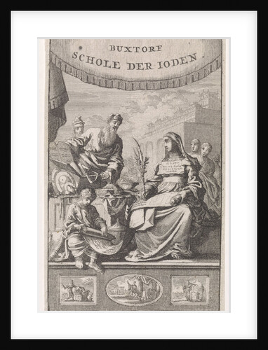 Woman with palm teaches about Judaism by Hendrik van Damme