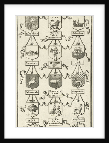 Weapons of the twelve tribes of Israel by Willem Goeree